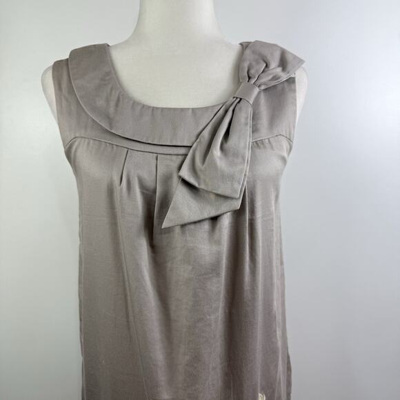 Anthropologie Embroidered Whimsical Finch & Thistle Bird Dress Size 2 Nature - Picture 2 of 16